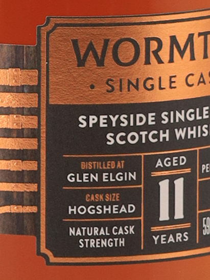 Wormtub Single Cask Glen Elgin 11 Year Old 59.4% - image 3