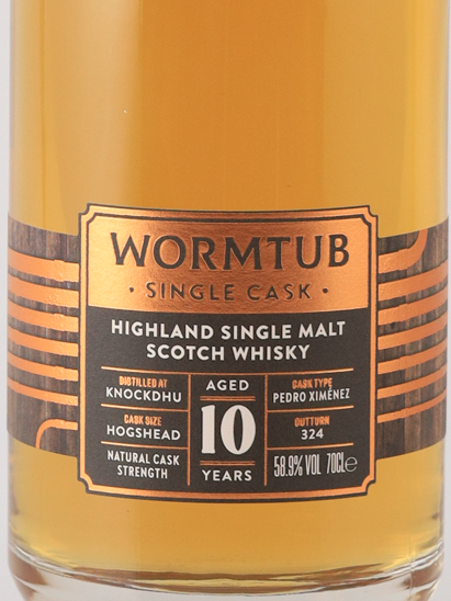 Wormtub Single Cask Knockdhu 10 Year Old 58.9% - image 2