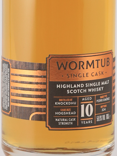 Wormtub Single Cask Knockdhu 10 Year Old 58.9% - image 3
