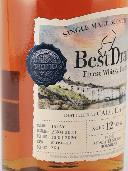 Best Dram Caol Ila 12 Year Old 2013 56.8% 700ml - image 3