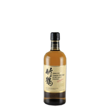 Load image into Gallery viewer, Nikka Taketsuru Pure Malt whisky bottle with cream label and black cap, front view