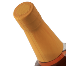 Load image into Gallery viewer, Angled top view of the gold capsule on Kanosuke Double Distillery 2025 bottle