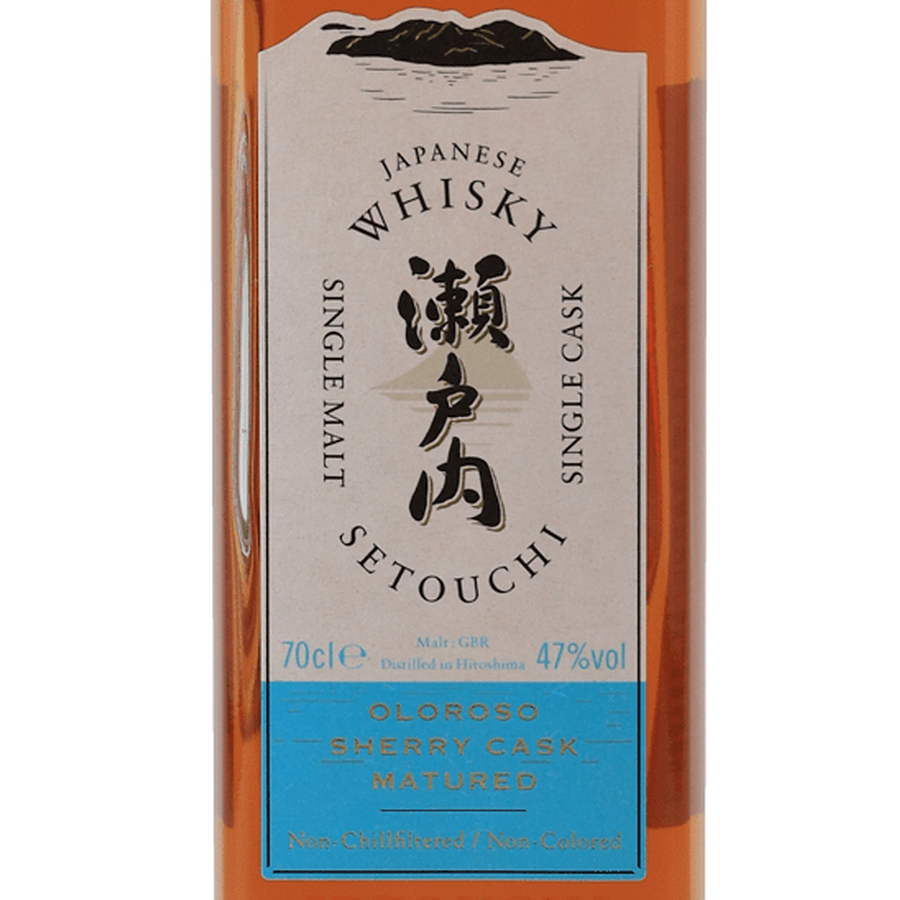 Single Malt Japanese Whisky Setouchi Oloroso Sherry Cask - Bottle Of Japan