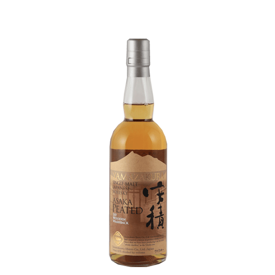 YAMAZAKURA Single Malt Azumi Peated 1st Wooden Washback - Bottle Of Japan