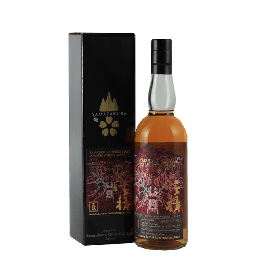 Asumi Distillery Yamazakura Art Selection Dual Cask for Three Rivers - Bottle Of Japan