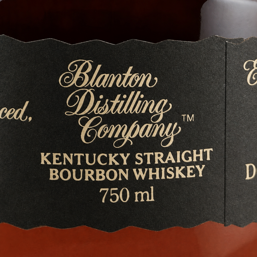 Blanton's Black Label 40% ABV 80 proof bottle from Japan