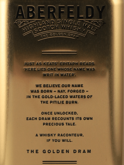 Aberfeldy 12 Year Old 700ml Gold Box - Bottle Of Japan