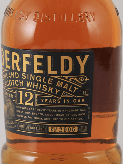 Aberfeldy 12 Year Old 750ml Gold Box - Bottle Of Japan