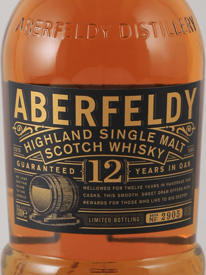Aberfeldy 12 Year Old 750ml Gold Box - Bottle Of Japan