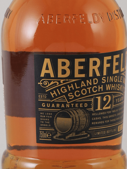 Aberfeldy 12 Year Old 750ml Gold Box - Bottle Of Japan