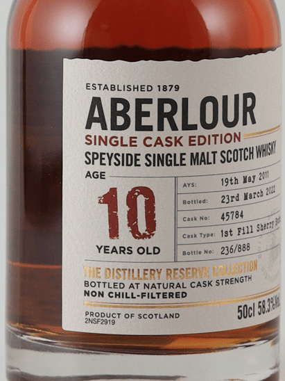 Aberlour 10 Year Old Single Cask Edition 500ml - Bottle Of Japan