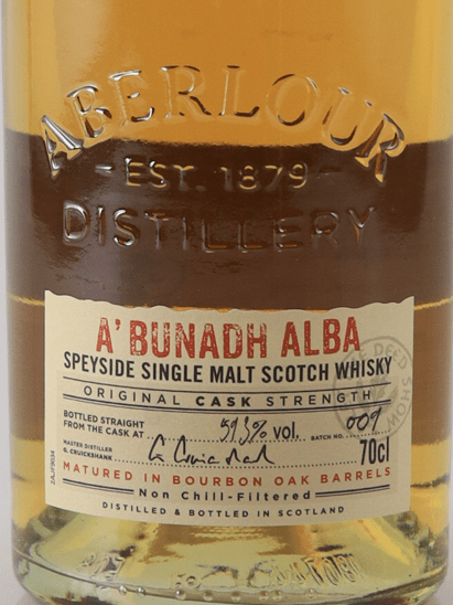 Aberlour Abunadh Alba Batch 9 - Bottle Of Japan