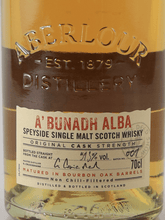 Load image into Gallery viewer, Aberlour Abunadh Alba Batch 9 - Bottle Of Japan