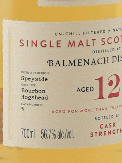 AD Rattray Balmenach 12 Year Old 2012 - Bottle Of Japan