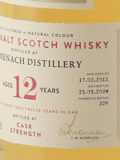 AD Rattray Balmenach 12 Year Old 2012 - Bottle Of Japan