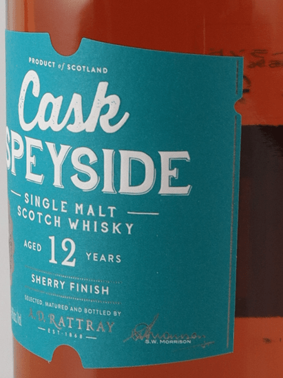 AD Rattray Cask Speyside 12 Year Old - Bottle Of Japan
