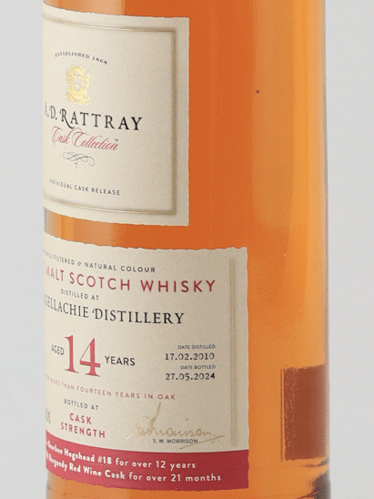AD Rattray Craigellachie 14 Year Old 2010 - Bottle Of Japan