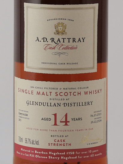 AD Rattray Glen Deveron 14 Year Old 2010 - Bottle Of Japan