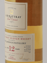 Load image into Gallery viewer, AD Rattray Glen Garioch 12 Year Old 2012 - Bottle Of Japan