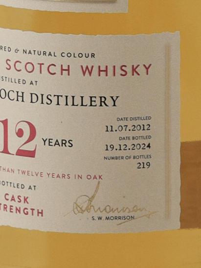 AD Rattray Glen Garioch 12 Year Old 2012 - Bottle Of Japan