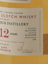 Load image into Gallery viewer, AD Rattray Glen Garioch 12 Year Old 2012 - Bottle Of Japan