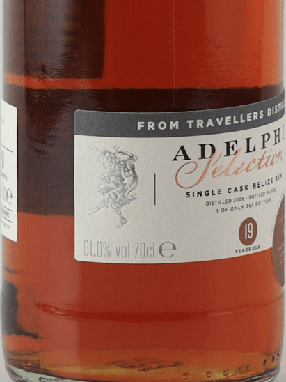 Adelphi Belize Travellers 19 Year Old 2006 - Bottle Of Japan