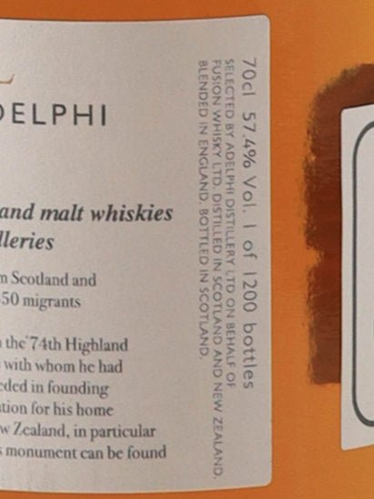 Adelphi Cargill 5 Year Old - Bottle Of Japan