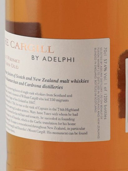 Adelphi Cargill 5 Year Old - Bottle Of Japan