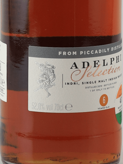 Adelphi Piccadilly Indri 6 Year Old 2019 - Bottle Of Japan