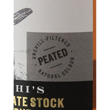 Load image into Gallery viewer, Adelphi Private Stock Reserve Peated 46% 700ml Blended Scotch Whisky - peated label detail