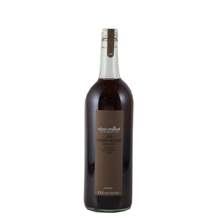 Alain Milliat Merlot Red Grape Juice 1L - front bottle
