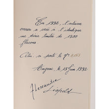 Load image into Gallery viewer, Alexandre Leopold 1965/1992 Cognac, handwritten certificate dated 15 June 1992