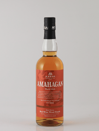 Amahagan World Malt Red Wine Wood Finish - Bottle Of Japan