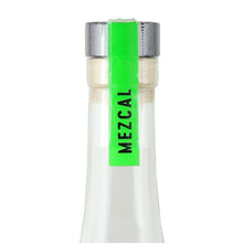 Load image into Gallery viewer, Amaras Verde Momento (4) mezcal, silver cap and bright green Mezcal neck seal