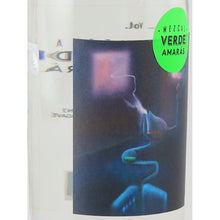 Load image into Gallery viewer, Amaras Verde Momento mezcal, left angle of the illustrated label