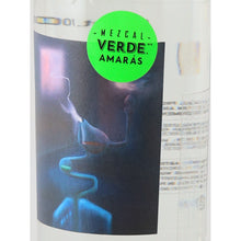 Load image into Gallery viewer, Amaras Verde Momento mezcal, right angle of the illustrated label