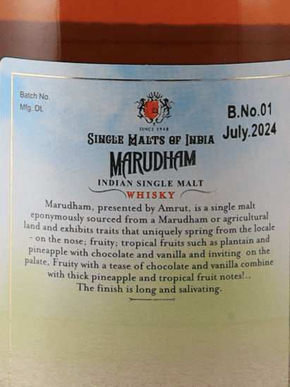 Amrut Single Malt of India Mardam - Bottle Of Japan