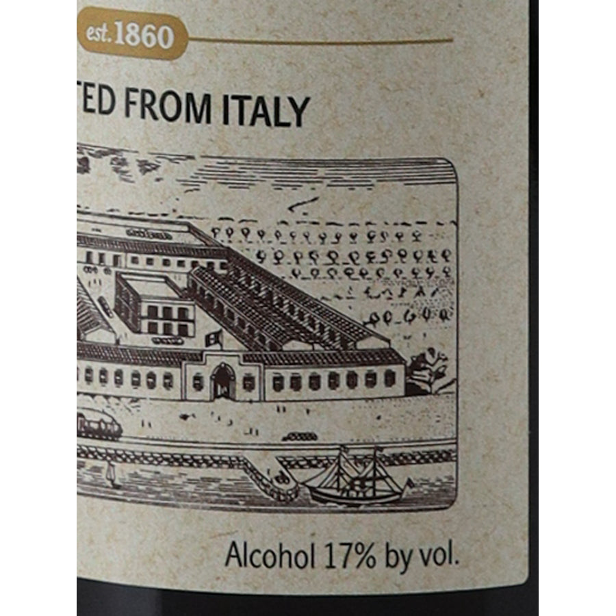 Antichi Baronati Marsala Fine Dolce Italian Fortified Wine - abv label detail