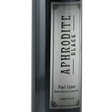Load image into Gallery viewer, Aphrodite Black Pearl Liqueur 500ml - label left angle