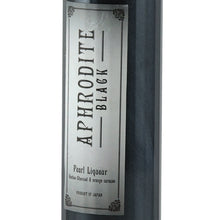 Load image into Gallery viewer, Aphrodite Black Pearl Liqueur 500ml - label right angle
