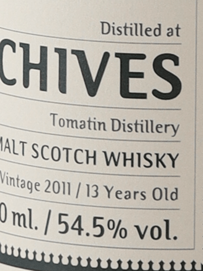 Archives Tomatin 13 Year Old 2011 - Bottle Of Japan