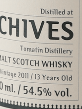 Load image into Gallery viewer, Archives Tomatin 13 Year Old 2011 - Bottle Of Japan