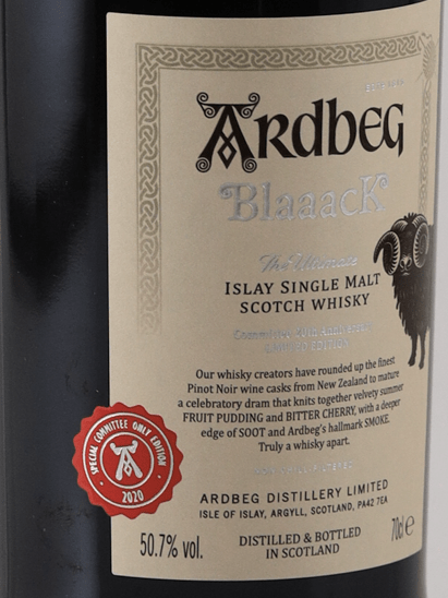 Ardbeg Blaaack Committee Release - Bottle Of Japan