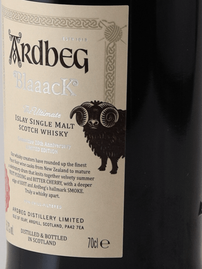 Ardbeg Blaaack Committee Release - Bottle Of Japan