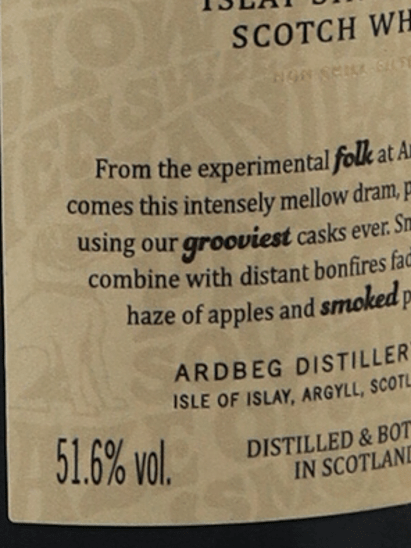 Ardbeg Grooves Committee Release - Bottle Of Japan