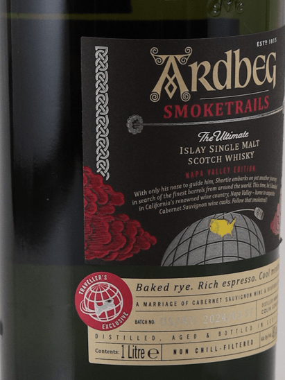 Ardbeg Smoke Trails Napa Valley Edition 1L - Bottle Of Japan