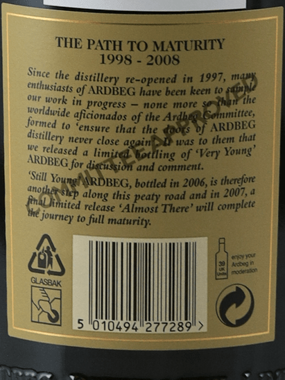 Ardbeg Still Young - Bottle Of Japan