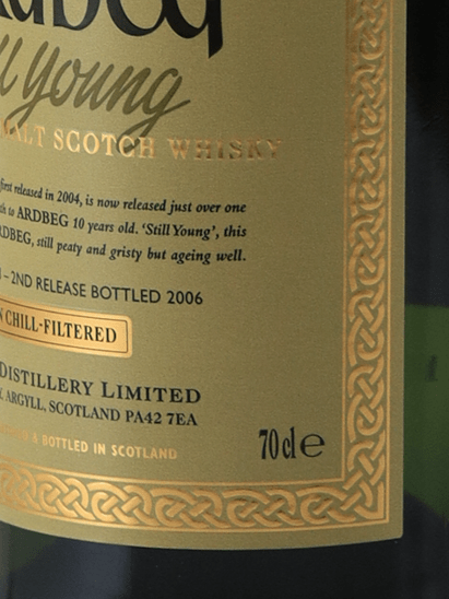 Ardbeg Still Young - Bottle Of Japan