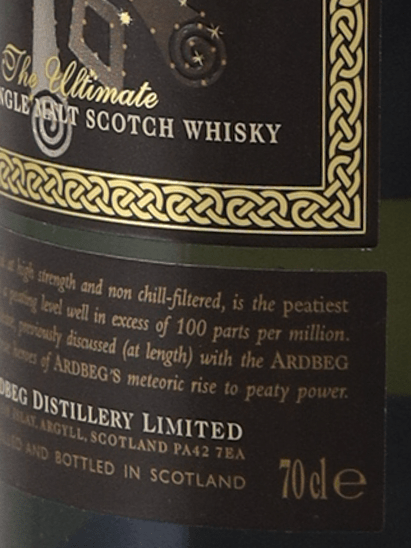 Ardbeg Supernova 2009 - Bottle Of Japan
