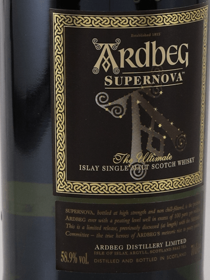 Ardbeg Supernova 2009 - Bottle Of Japan